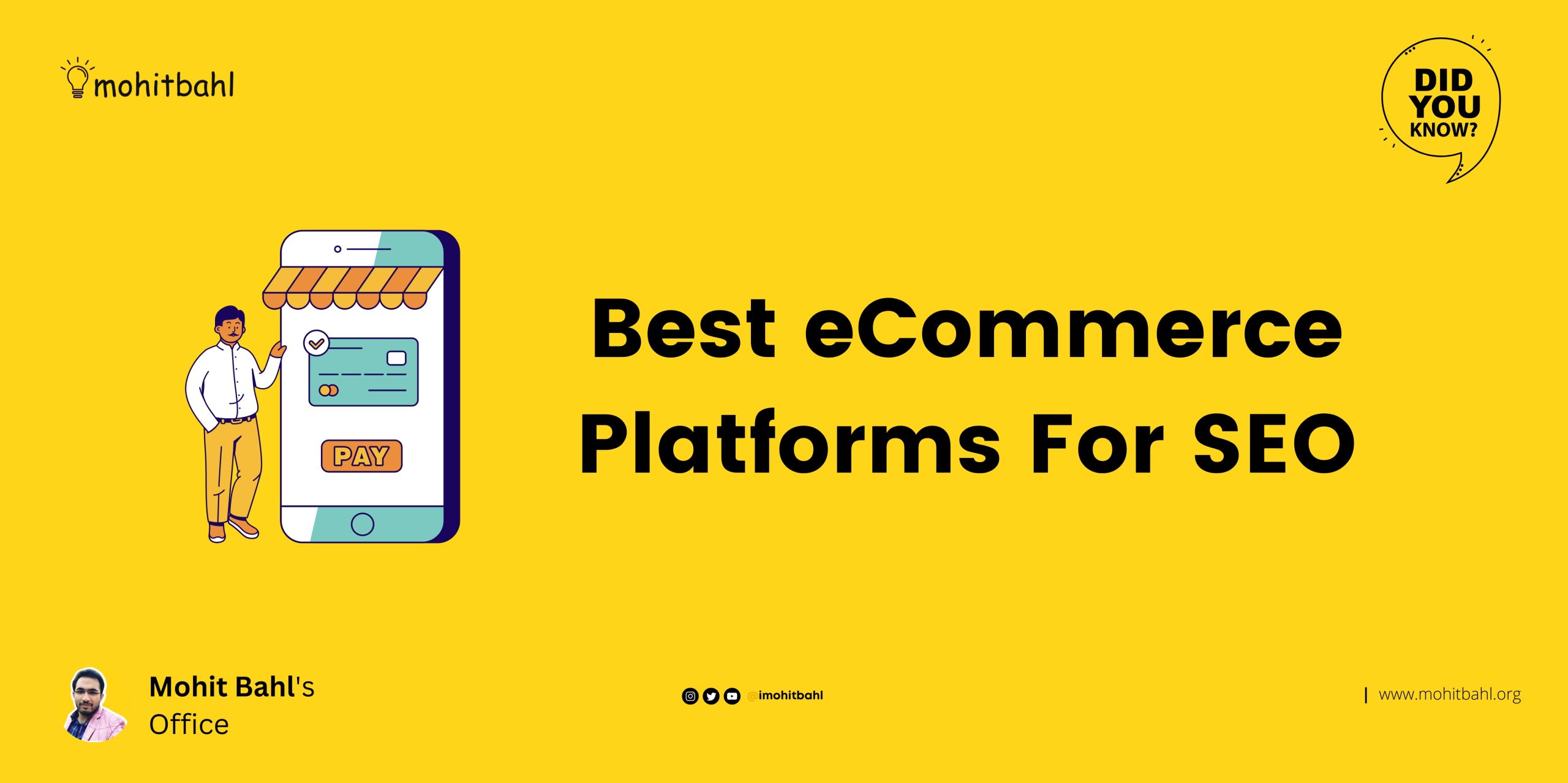 Top 10 Best ECommerce Platforms For SEO - Behal Network